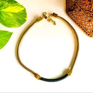 Statement necklace gold chain